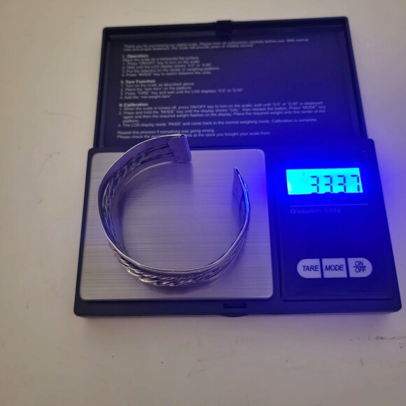 Vintage Bedouin Braided Cuff Bracelet - Picture 7 of 8